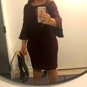 Calvin Klein dress. Eggplant colour. Very flattering